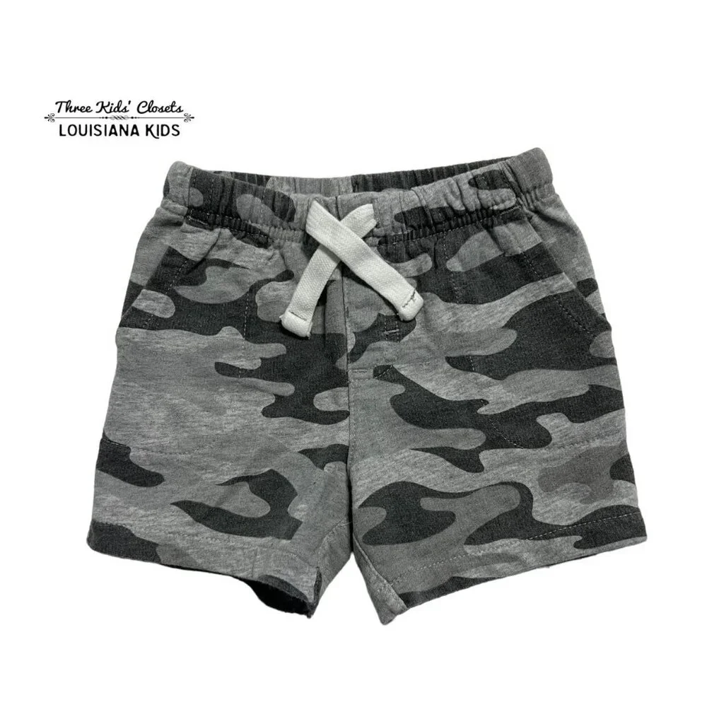 Carter's 18m Grey Camouflage Shorts